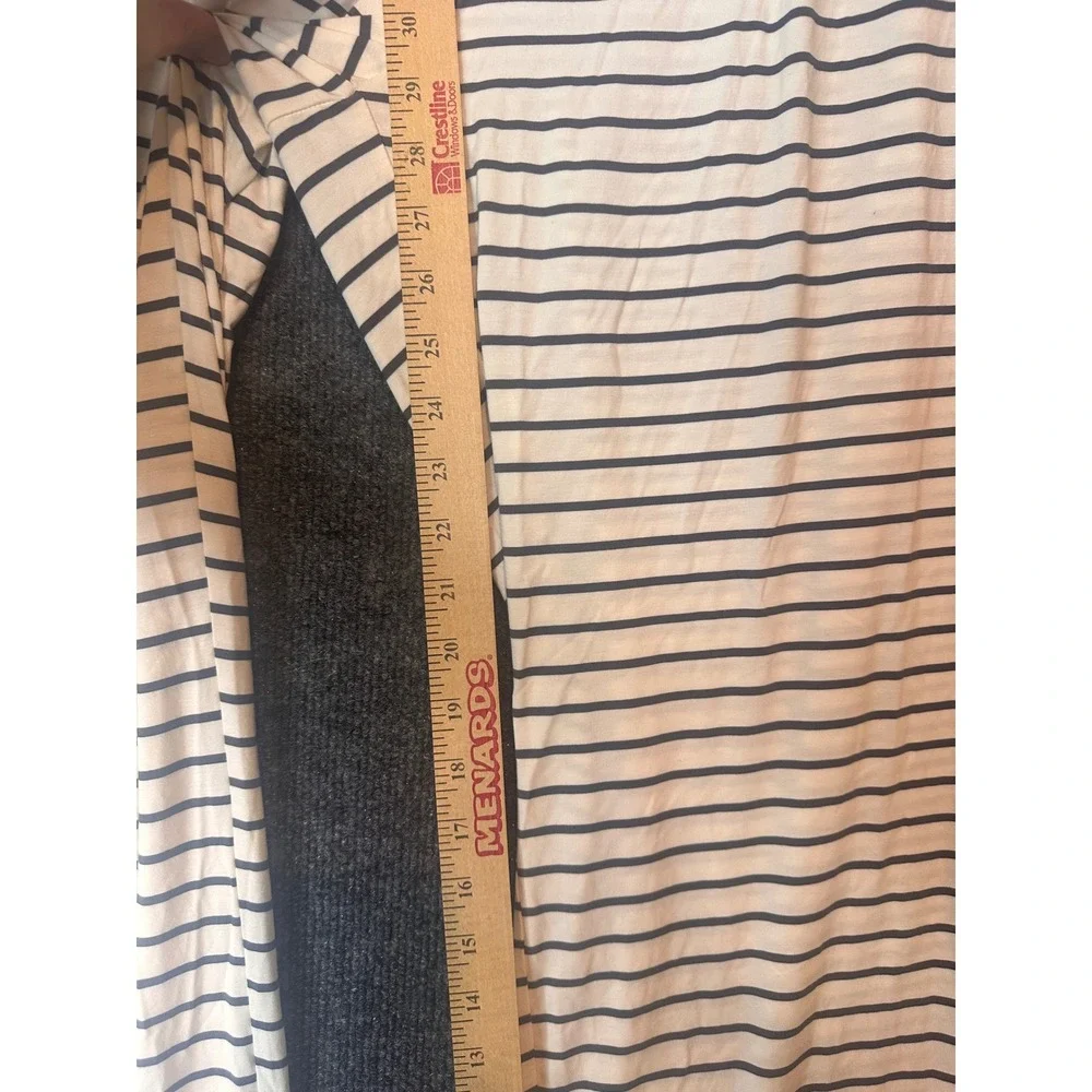 State of Day Intimates Fluid Knit Pajama Set Large Stripe Tencel Modal 2pc NWT